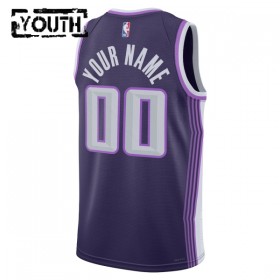 NBA Børn Trøje Sacramento Kings Custom 2025-26 Nike City Edition Lilla Swingman